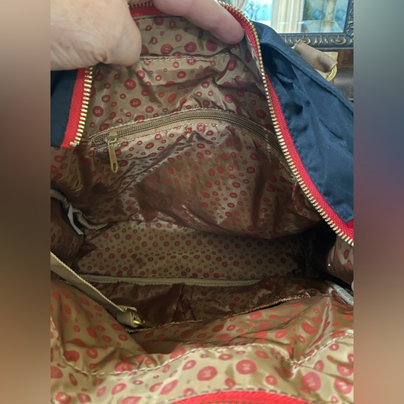 Maman New York Black Quilted Tote Baby Bag with Tan Straps - Picture 9 of 14